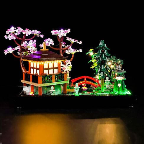 متوافق مع Lego Icons Orchid Flowers 10311، مجموعة إضاءة LED لمجموعة بناء ديكور النباتات الاصطناعية من Lego، مجموعة نباتية، تضيء زهورك (الأضواء فقط، بدون نماذج) in Saudi Arabia