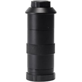 عدسة مجهر CS C-Mount تكبير عدسة أحادية قابلة للتعديل بنسبة 6.5x عالية الدقة لمجوهرات فحص الفيديو VGA USB الصناعية LCD مع مسافة عمل من 50 مم إلى 200 مم (8X-130X) in Kuwait