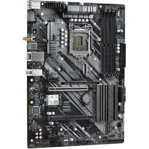 اللوحات الأم للكمبيوتر ASRock Z490 Phantom Gaming 4/AX تدعم اللوحة الأم I9-10900K I7-10700 I5 10400 I3-10300 CPU LGA1200 DDR4 4400MHz M.2 NVME ATX in Kuwait
