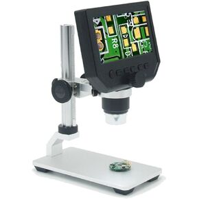 مجموعة المجهر 1-600x USB مجهر الكتروني مجهر محمول 4.3 "LCD 3.6MP كاميرا شرائح المجهر البصري ، G600a ، 600X in Kuwait
