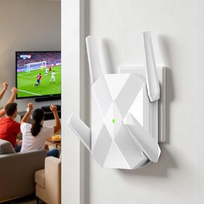 2026 AX3000 WiFi 6 Extender, WiFi Extender Signal Booster for Home-Dual Band (2.4G/5.8G), Gigabit Ethernet Port,Up to 12,000 Sq.Ft. & Support 99+ smart Devices Easy Setup & Faster Speed (White) in Kuwait
