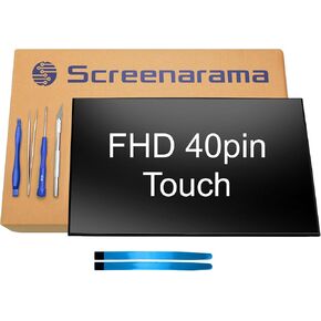 استبدال شاشة SCREENARAMA الجديدة لشاشة LCD LED LP156WFD(SP)(H2) (FHD 40pin Touch IPS) مع أدوات وشريط in Kuwait