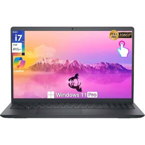 لاب توب ديل انسبايرون 15 بشاشة تعمل باللمس - انتل الجيل الثالث عشر كور i7 1355U (10 نواة، حتى 5.0 جيجا هرتز)، ذاكرة الوصول العشوائي 16 جيجا، 1 تيرابايت اس اس دي، شاشة لمس IPS مضادة للتوهج 15.6 بوصة، واي فاي 6، مساعد الطيار AI، ويندوز 11 برو in Kuwait