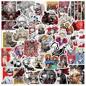 Gachiakuta Anime Stickers Pack 60PCS Manga Character Sticker for Water Bottle Laptop Skateboard Guitar, Waterproof Vinyl Cool Decals for Teens Adults Party Supplies Techers Reward in Kuwait