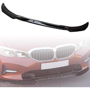 Front Pumper Lip Splitter Non M Sport متوافق مع BMW 3 Series G20 G21 320i 325i 2019 2020 2021 2022 Car Chin Spoilder Black 3pcs in Kuwait
