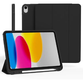 حافظة لجهاز iPad الجيل الحادي عشر 11 بوصة A16 Chip (2025)، حافظة iPad الجيل العاشر 10.9 بوصة 2022، غطاء حماية كامل مع حامل قلم رصاص، حامل ثابت ثلاثي الطي، بني الفهد in Kuwait
