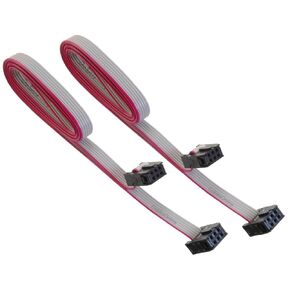 CablesOnline، 2 حزمة 36 بوصة 6 دبابيس (2 × 3) 2.54 مم من أنثى إلى أنثى IDC 6 أسلاك شريطية مسطحة، FR-0636-2 in Kuwait