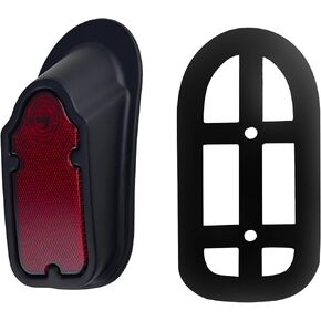 دراجة نارية من فاتيكيم LED TOMBSTONE TAIL LIAW LARK BRAKE LAMP إيقاف الإضاءة بدون قوس لوحة ترخيص حمراء لهارلي بوبر تشوبر راكسر هوندا كاواساكي سوزوكي ياماها كروم كروم in Kuwait