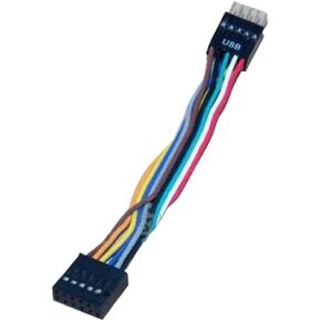 11Pin أنثى إلى 9Pin ذكر USB محول كابل استبدال اللوحة الأم Lenovo / اللوحة الأم Lenovo إلى كابل محول الحالة القياسية، كابل محول USB (2.54 مم دبوس الملعب) عرض الواجهة 15 مم in Kuwait
