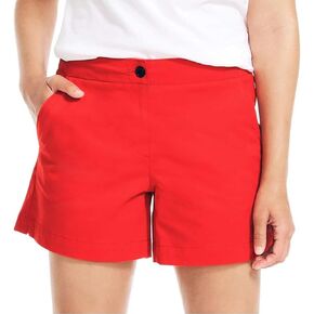 Nautica Womens Midweight Mid-Rise Twill Shorts (US, Numeric, 6, Regular, Regular, Navy Seas) in Kuwait