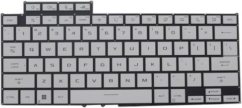 لوحة مفاتيح بديلة جديدة لجهاز Asus ROG Zephyrus G14 GA403 GA403U GA403UV Air GA403 بإضاءة خلفية بيضاء أمريكية in Kuwait