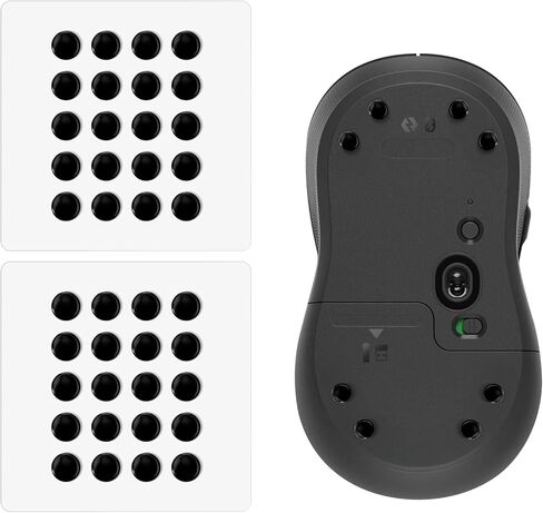 WFB 40 Dots Mouse Skates Universal Skates for Gaming Mice,Move More smoothly Suitable for Cloth Mouse Pads and Glassmouse Pads Black in Kuwait
