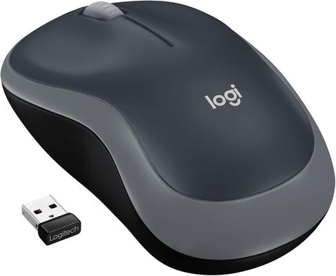 Logitech M185 Wireless Mouse - Gray (Renewed) in Kuwait