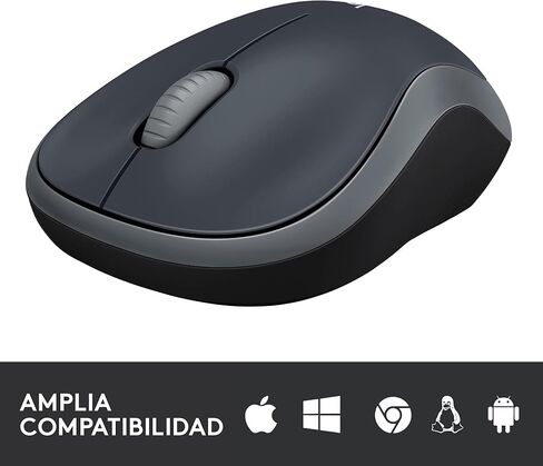 Logitech M185 Wireless Mouse - Gray (Renewed) in Kuwait