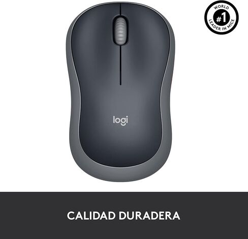 Logitech M185 Wireless Mouse - Gray (Renewed) in Kuwait