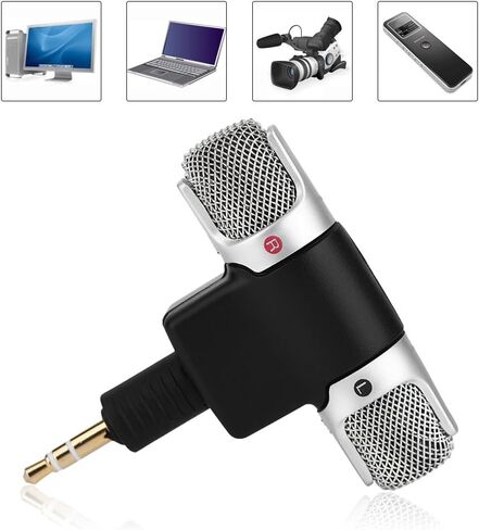 Dan&Dre CiglowMini ميكروفون ستيريو 3.5 ملم مقبس أنثى مطلي بالذهب للكمبيوتر المحمول كاميرا MD 6X6X2 ميكروفون ستيريو صغير 3.5 ملم مقبس أنثى مطلي بالذهب للكمبيوتر المحمول in Kuwait