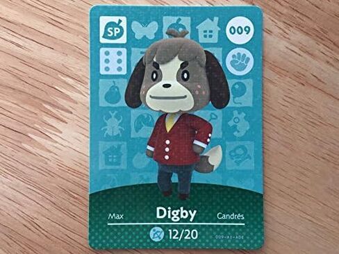 Animal Crossing Happy Home Designer Amiibo Card Digby 009/100 by Nintendo in Kuwait