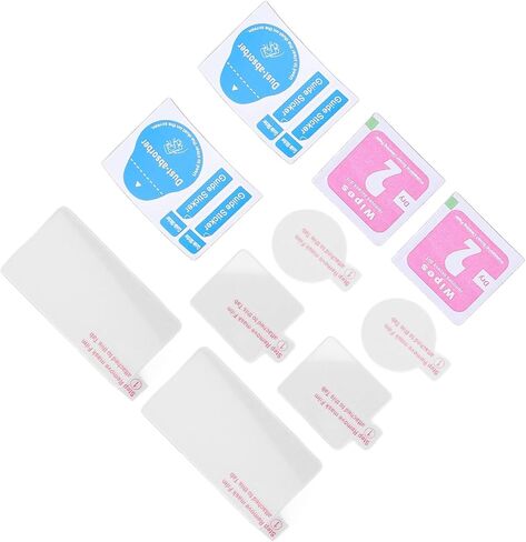 Qiilu Lens Screen Protector For Vlog Camera Screen Film With Case + Ultra Clear Tempered Glass Protector Rewritten in Kuwait