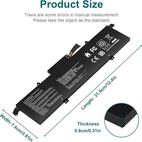 استبدال بطارية ASUNCELL C41N1908 لجهاز Asus ROG Zephyrus G14 GA401II GA401IV GA401IH GA401IU GA401IV GA401IV-BR9N6 GA401Q GA401QH GA401QM in Kuwait