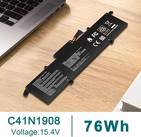 استبدال بطارية ASUNCELL C41N1908 لجهاز Asus ROG Zephyrus G14 GA401II GA401IV GA401IH GA401IU GA401IV GA401IV-BR9N6 GA401Q GA401QH GA401QM in Kuwait