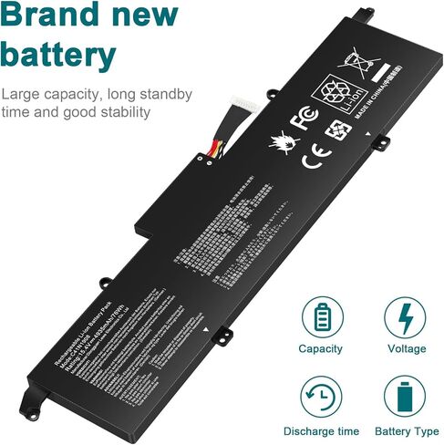ASUNCELL C41N1908 Battery Replacement for Asus ROG Zephyrus G14 GA401II GA401IV GA401IH GA401IU GA401IV GA401IV-BR9N6 GA401Q GA401QH GA401QM in Saudi Arabia