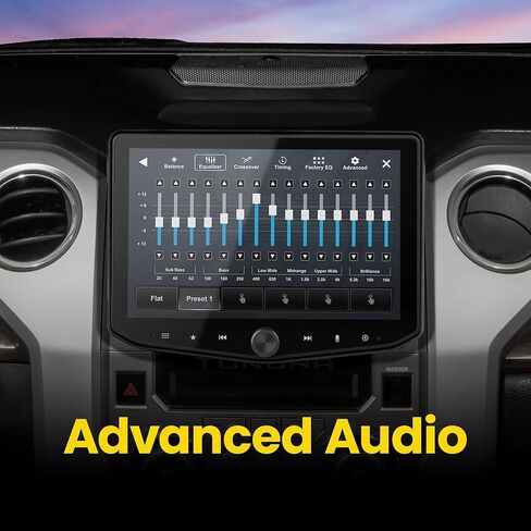 Stinger HORIZON10 Toyota Tundra (2014-21) 10.1" HD Touchscreen Car Stereo & iGO GPS Nav Card, Wireless Apple CarPlay/Android Auto Radio, Bluetooth Receiver Head Unit, Audio EQ, Camera Inputs, Sub Out in Kuwait