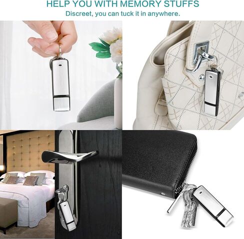 مسجل صوت محرك فلاش USB بسرعة 128 كيلوبت في الثانية وسعة 8 جيجابايت بدون ضوء وامض عند التسجيل متوافق مع نظام التشغيل Windows، تسجيل أجهزة الاستماع الصغيرة in Kuwait