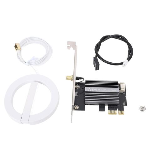 PCIe WiFi Card, 4174Mbps 3 Band 5.2 Wireless Adapter PC Desktop for 10 11 for Linux, with 2.4GHz and 5GHz and 6GHz (8DB Antenna) in Kuwait
