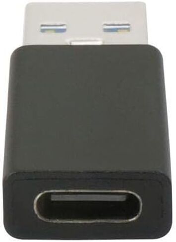 USB 3.0 USB-C Female to USB A Male Adapter, Black Aluminum Shell in Kuwait