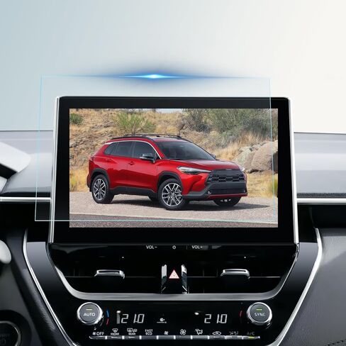 BIBIBO Matte Anti Glare for 2026 Corolla Cross Screen Protector 2026 Toyota Corolla Cross (XLE/Hybrid XSE/Hybrid SE) شاشة لمس 10.5 بوصة [الزجاج المقسى يقلل بصمات الأصابع] 2026 Corolla Cross Accessories in Kuwait