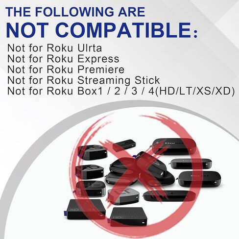 قطعتان من جهاز التحكم عن بعد Nmaayss البديل لجهاز التحكم عن بعد لتلفزيون Roku، متوافق مع TCL Roku/Onn Roku/Hisense Roku/Philips Roku/Sharp Roku/Westinghouse Roku/Insignia Roku TV (ليس لعصا Roku أو الصندوق أو مكبر الصوت) in Kuwait
