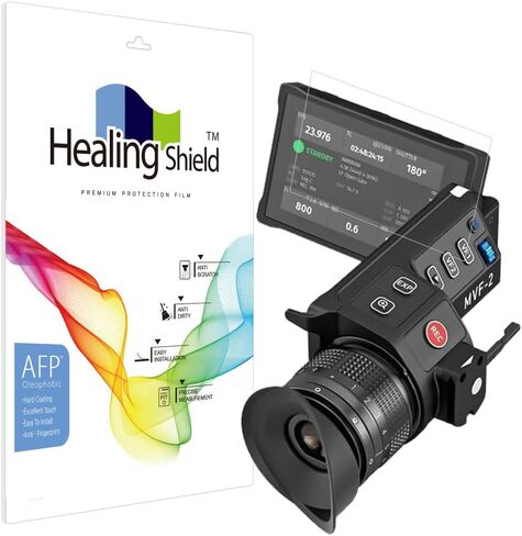 Muellery Healingshield Screen Protector Oleophobic AFP Clear Film Compatible with ARRI MVF-2 in Kuwait