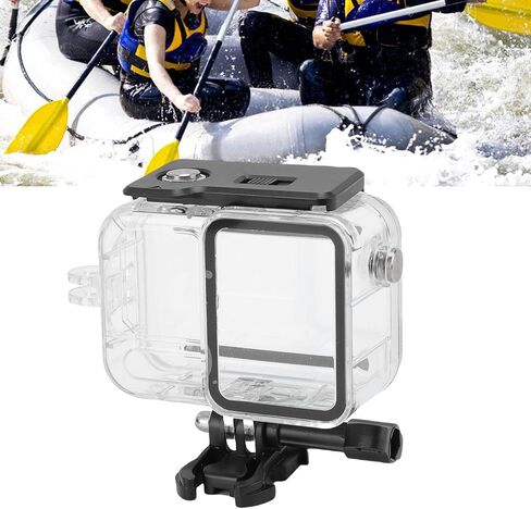Pomya Underwater Diving Housing Case for Ace Pro 2 & Ace Pro, 60M/197FT Watertight Action Camera Dive Case with Optical Glass Lens, Supports Horizontal & Vertical Filming in Kuwait