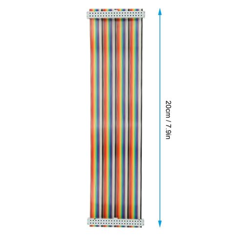 5 قطعة كابل GPIO أنثى إلى أنثى 20 سنتيمتر-40pin سلك الشريط لسلك تمديد Raspberry Pi لاتصال لوحة الخبز ولوحة T in Kuwait