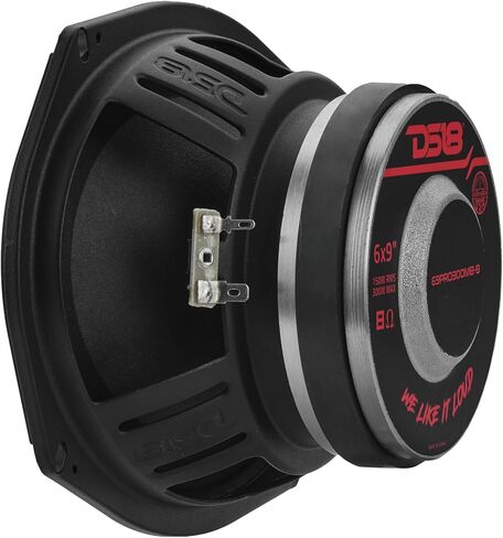 DS18 69PRO300MB-8 6x9 بوصة مكبر صوت متوسط ​​الجهير 150 وات RMS 8 أوم مقاوم للماء عالي الكفاءة مكبر صوت احترافي لباب السيارة أو الدراجة النارية in Kuwait