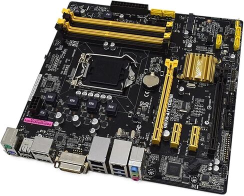 اللوحات الأم للكمبيوتر ASUS Q87M-A/TYCD/SI اللوحة الأم Intel Q87 LGA 1150 DDR3 تدعم Pentium G3470 CPU PCI-E 3.0 Micro ATX in Kuwait