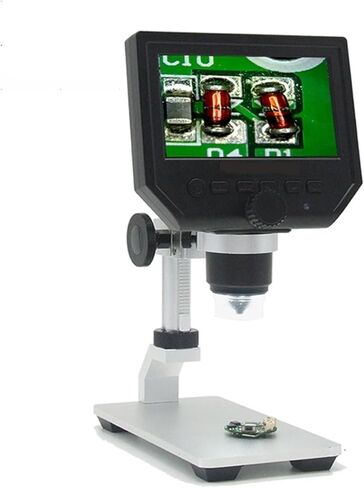 Microscopes Lens 1-600x USB Digital Electronic Microscope Portable Microscope 4.3" LCD 3.6MP HD Magnifier Camera for PCB Motherboard Repair Microscope Eyepieces for Optical Microscope in Kuwait