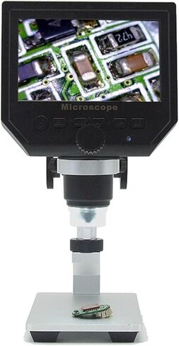 1-600x مجهر الكتروني رقمي محمول 3.6MP VGA المجاهر 4.3 "HD LCD PCB اللوحة الأم إصلاح المنظار المكبر الكاميرا in Kuwait