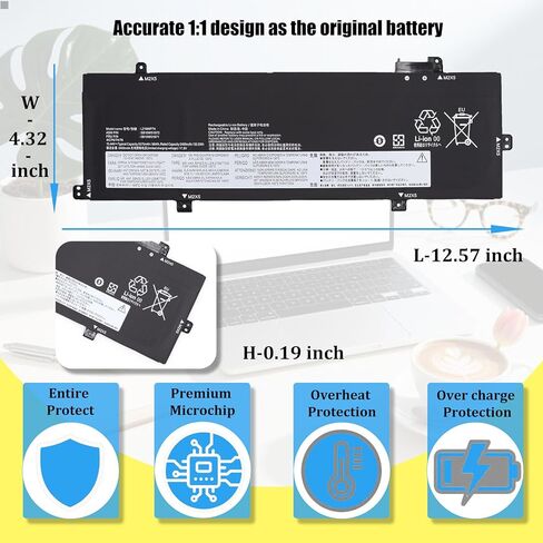 استبدال بطارية L21M4P74 L21C4P72 لجهاز Lenovo ThinkPad T16 Gen 1 ThinkPad T16 Gen 2 ThinkPad P16s Gen 1 Gen 2 Series بطارية كمبيوتر محمول L21D4P73 L21M4P73 L21D4P72 L21L4P72 86Wh in Kuwait