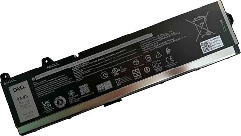 DELL X9FTM 11.55V 7650mAh 93Wh 6-Cell Lithum-Ion Recharged Battery For DELL Precision 7670 7680 7770 7780 Mobile Workstation Series Laptop DP/N: P114F P114F001 P114F002 P115F P115F001 P115F002 0X9FTM in Kuwait