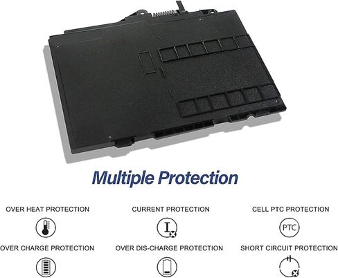 SN03XL Laptop Battery Replacement for HP EliteBook 820 G3 725 G3 Series SN03044XL HSTNN-DB6V 800232-241 800514-001(11.4V 44Wh) in Kuwait