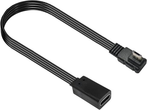 شقة USB C أنثى إلى Microed USB ذكر كابل محول 10 واط شحن 480 ميجابت في الثانية نقل البيانات 10 سنتيمتر 20 سنتيمتر الخيار مرنة in Kuwait