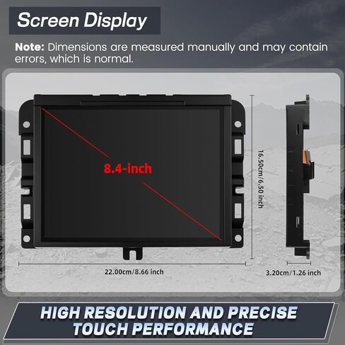 شاشة LCD تعمل باللمس LA084X02(SL)(01) 8.4 بوصة لسيارة جيب جراند شيروكي شيروكي رانجلر - مجموعة شاشة راديو OEM مع إطار in Kuwait