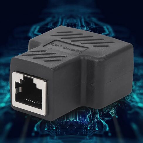 مقسم شبكة Fafeicy، مادة ABS 1 إلى 2 موسع كابل RJ45 للألعاب وإعداد الشبكة المنزلية in Kuwait