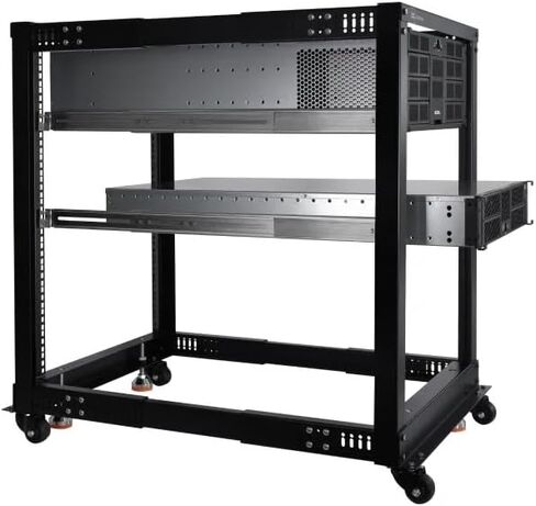 رف خادم مفتوح الإطار مقاس 19 بوصة من Alphacool ES وعمق قابل للتعديل 15U in Kuwait