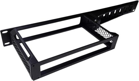 19"(1U) Rack Mount Compatible W/Cloud Gateway Fiber UCG-Fiber/UXG-Fiber + 7 Keystone Slots (1U, 19inch) (Black) in Kuwait