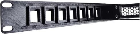 19"(1U) Rack Mount Compatible W/Cloud Gateway Fiber UCG-Fiber/UXG-Fiber + 7 Keystone Slots (1U, 19inch) (Black) in Kuwait