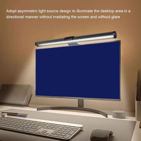 Monitor Light Bar, Eye Care USB Reading Mnitor Lamp, Anti Glare Computer Screen Lights with 3 Color Temperature Dimmable Desk Lamp for Home Office Working in Kuwait
