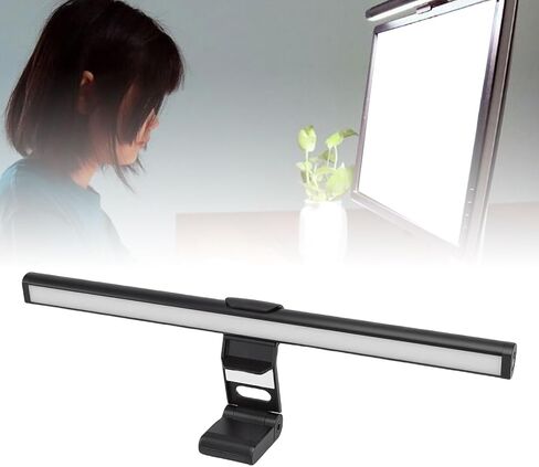 Monitor Light Bar, Eye Care USB Reading Mnitor Lamp, Anti Glare Computer Screen Lights with 3 Color Temperature Dimmable Desk Lamp for Home Office Working in Kuwait