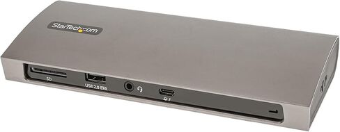 قاعدة شحن StarTech.com USB-C لأجهزة MacBook Pro/Air M1 M2 M3 M4 & Windows، عالمية مزدوجة 4K 60 هرتز / قاعدة Thunderbolt فردية 8K، شحن كمبيوتر محمول 96 وات in Kuwait